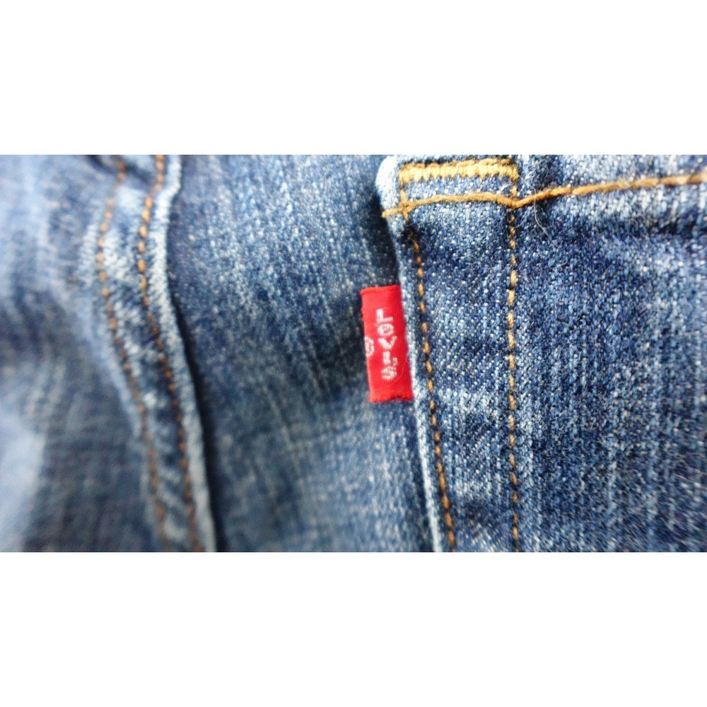 Levi's The Original Jeans Women's 6M Blue Denim Stretch Mid Rise Skinny Leg - Picture 7 of 15